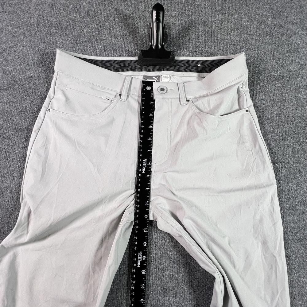 Puma Golf Pant Men's 30x28 White Polyester Straight Sports Performance Athletic - Picture 4 of 16